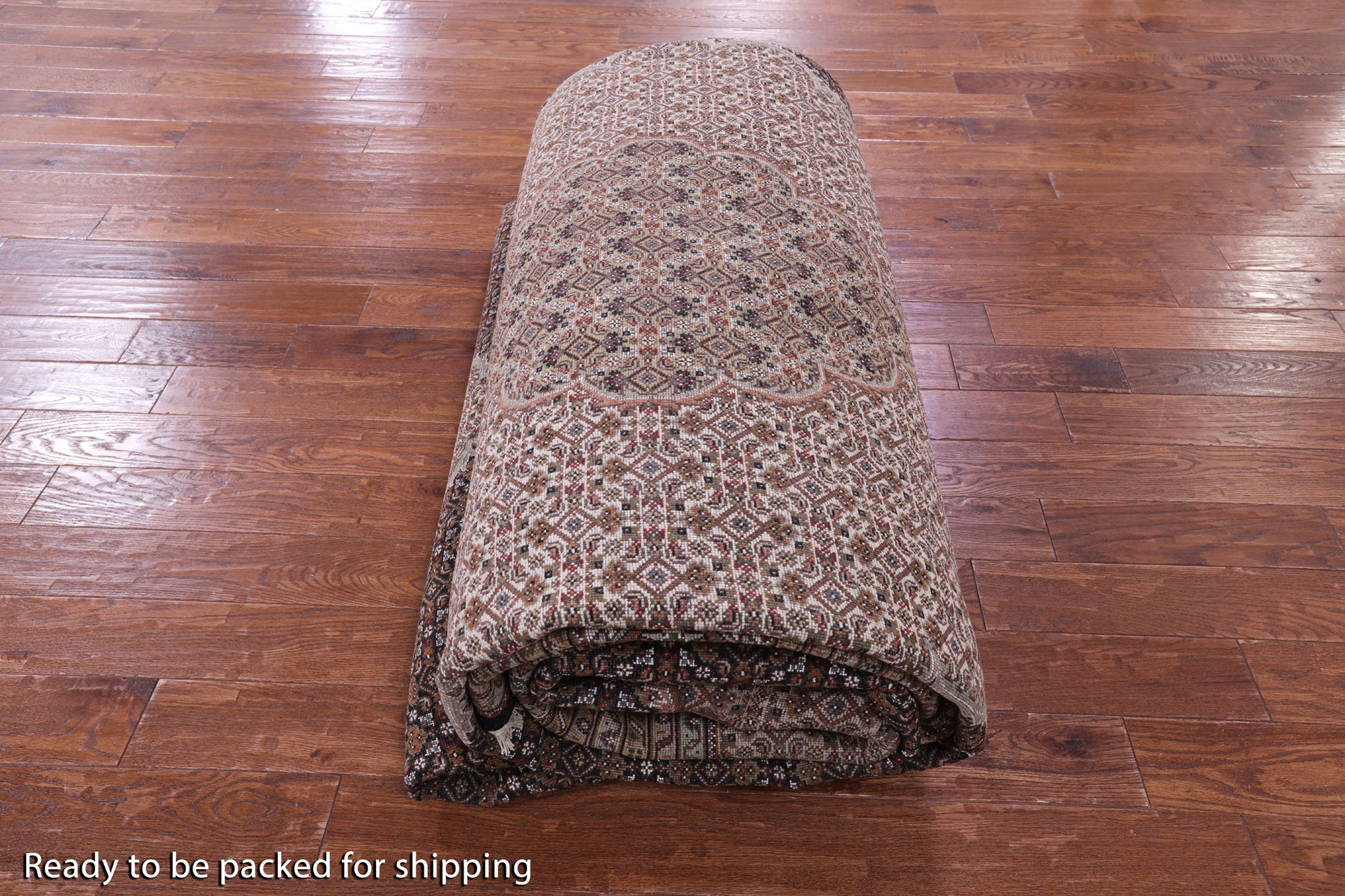 Black Bijar Hand Knotted Wool & Silk Rug - 11' 10" X 18' 4" - Golden Nile