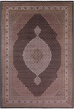 Black Bijar Hand Knotted Wool & Silk Rug - 11' 10" X 18' 4" - Golden Nile