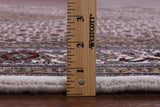Ivory Bijar Hand Knotted Wool & Silk Rug - 4' 11" X 7' 0" - Golden Nile