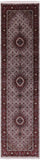 Ivory Bijar Hand Knotted Wool & Silk Runner Rug - 2' 7" X 10' 3" - Golden Nile