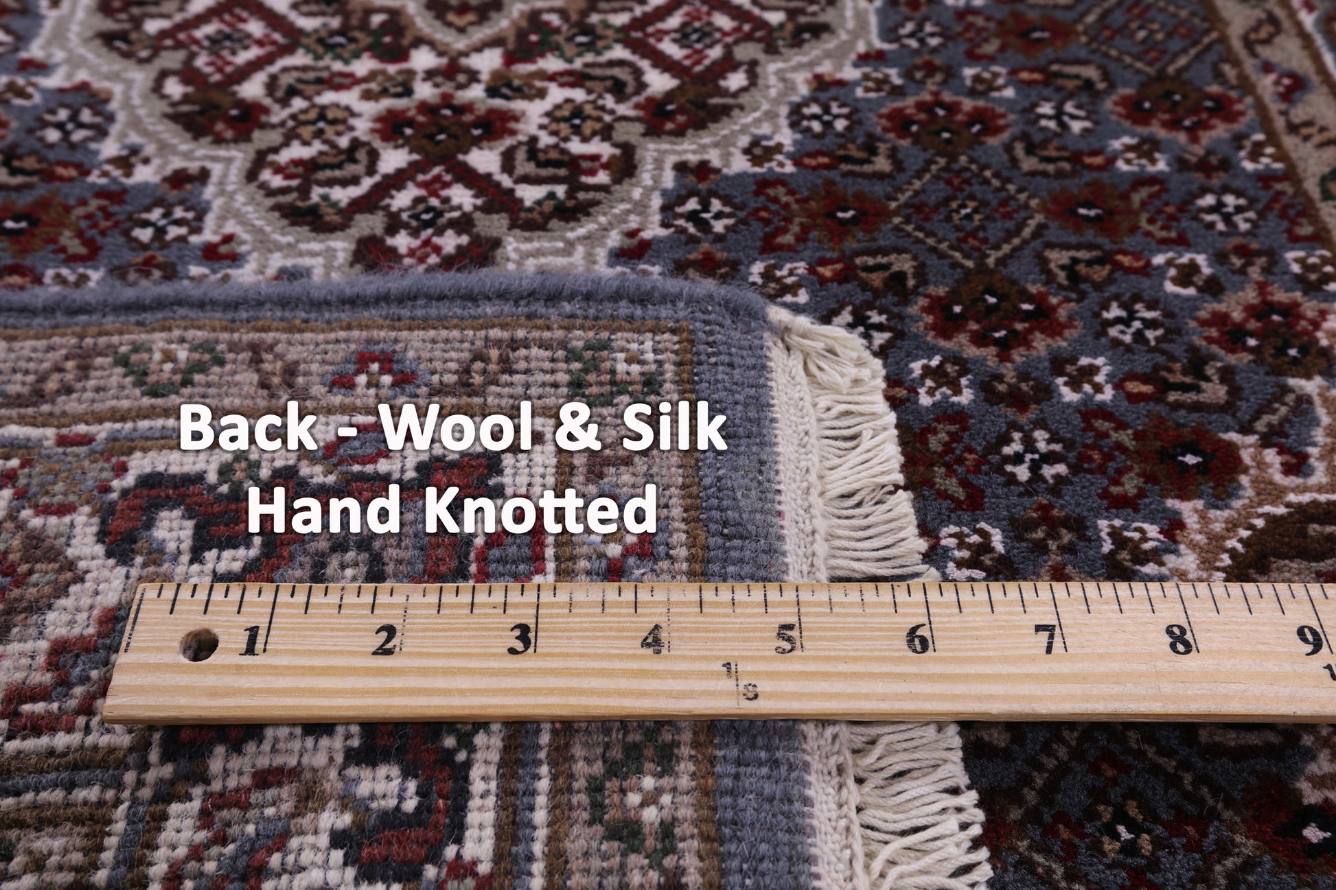 Bijar Hand Knotted Wool & Silk Runner Rug - 2' 8" X 12' 4" - Golden Nile