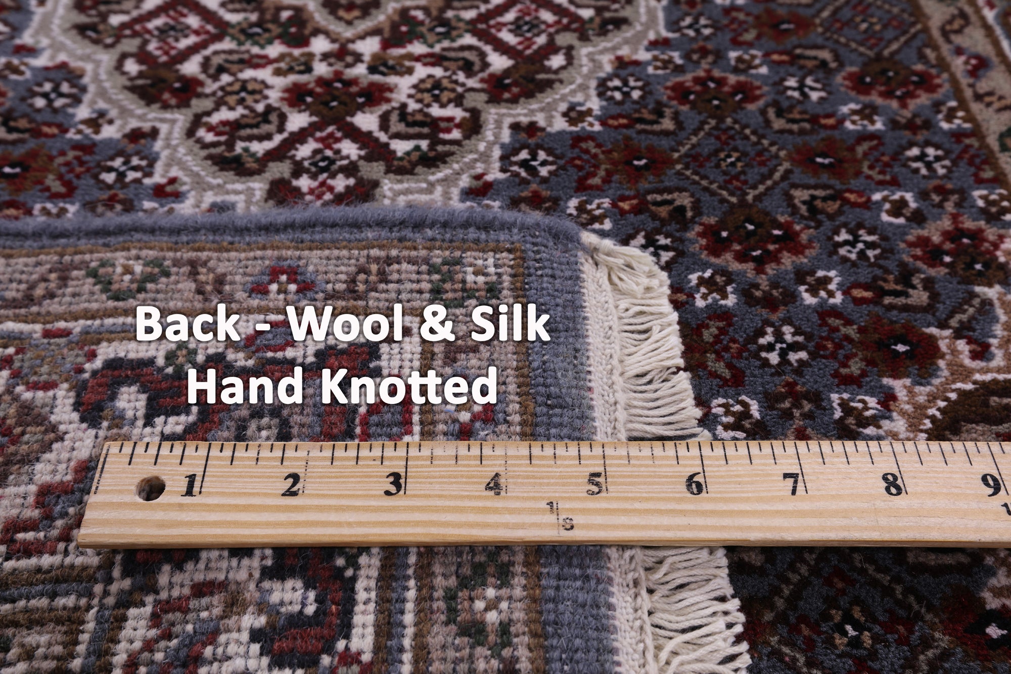 Bijar Hand Knotted Wool & Silk Runner Rug - 2' 8" X 12' 4" - Golden Nile