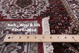 Bijar Hand Knotted Wool & Silk Runner Rug - 2' 7" X 12' 0" - Golden Nile