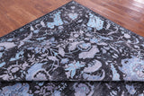 Grey Persian Hand Knotted Wool & Silk Rug - 9' 2" X 12' 2" - Golden Nile