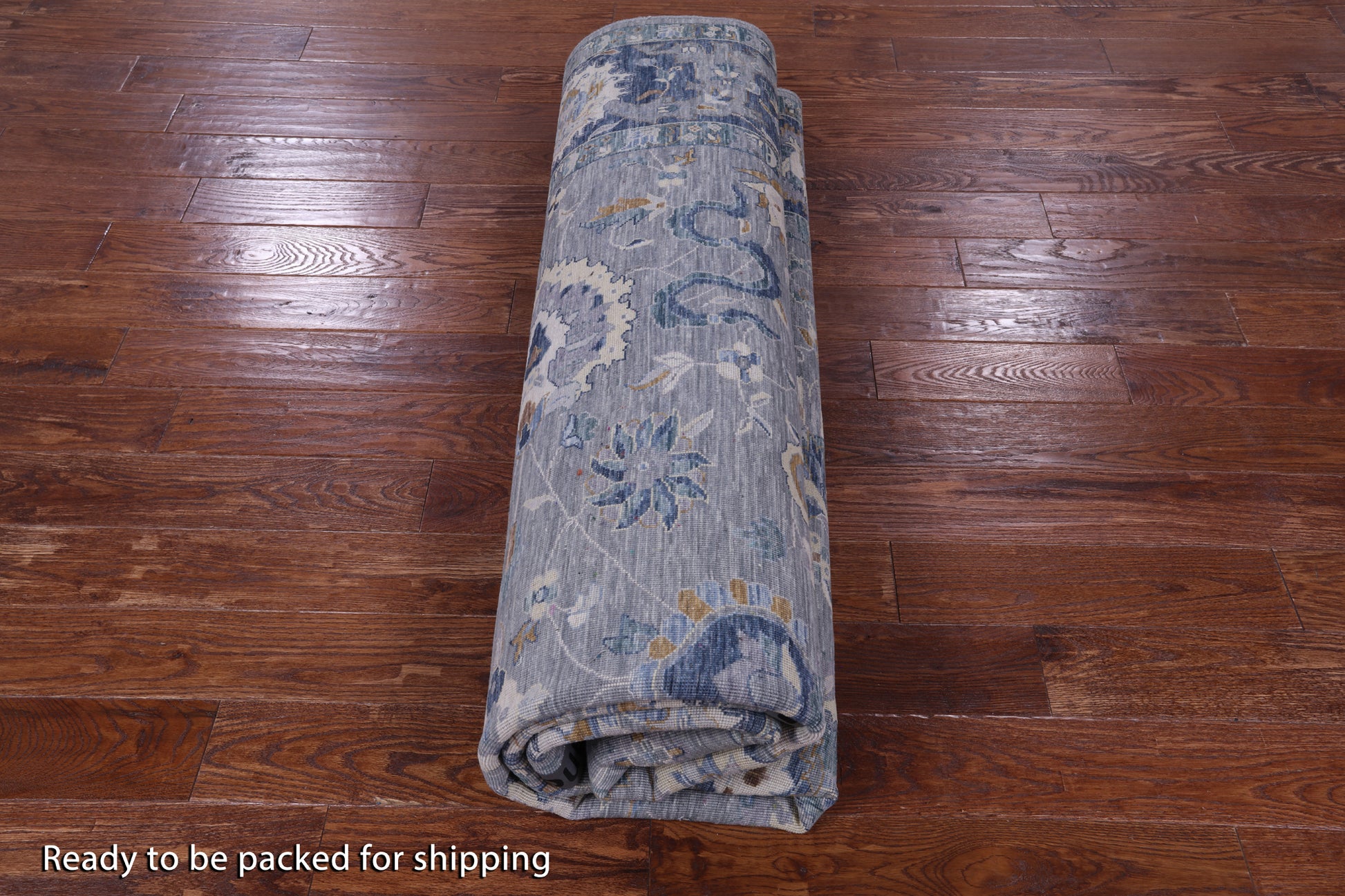 Grey Square Persian Handmade Wool Rug - 9' 0" X 9' 0" - Golden Nile