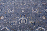 Grey Square Persian Handmade Wool Rug - 9' 0" X 9' 0" - Golden Nile