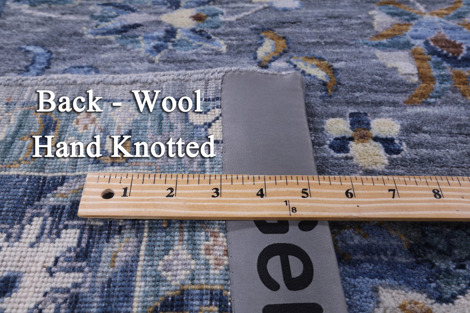 Grey Square Persian Handmade Wool Rug - 9' 0" X 9' 0" - Golden Nile