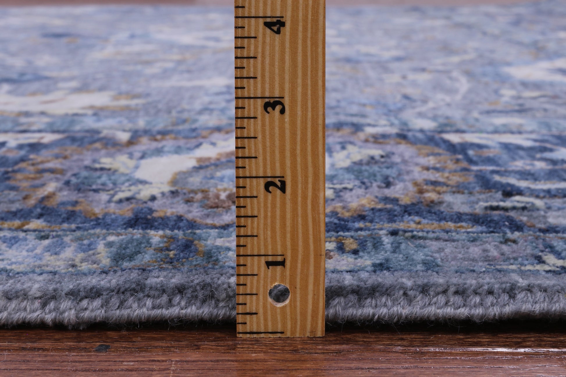 Grey Square Persian Handmade Wool Rug - 9' 0" X 9' 0" - Golden Nile