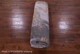 Abstract Modern Hand Knotted Wool & Silk Rug - 8' 10" X 12' 1" - Golden Nile