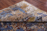Modern Hand Knotted Wool & Silk Rug - 8' 0" X 10' 2" - Golden Nile