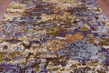 Contemporary Hand Knotted Wool & Silk Rug - 8' 1" X 9' 11" - Golden Nile