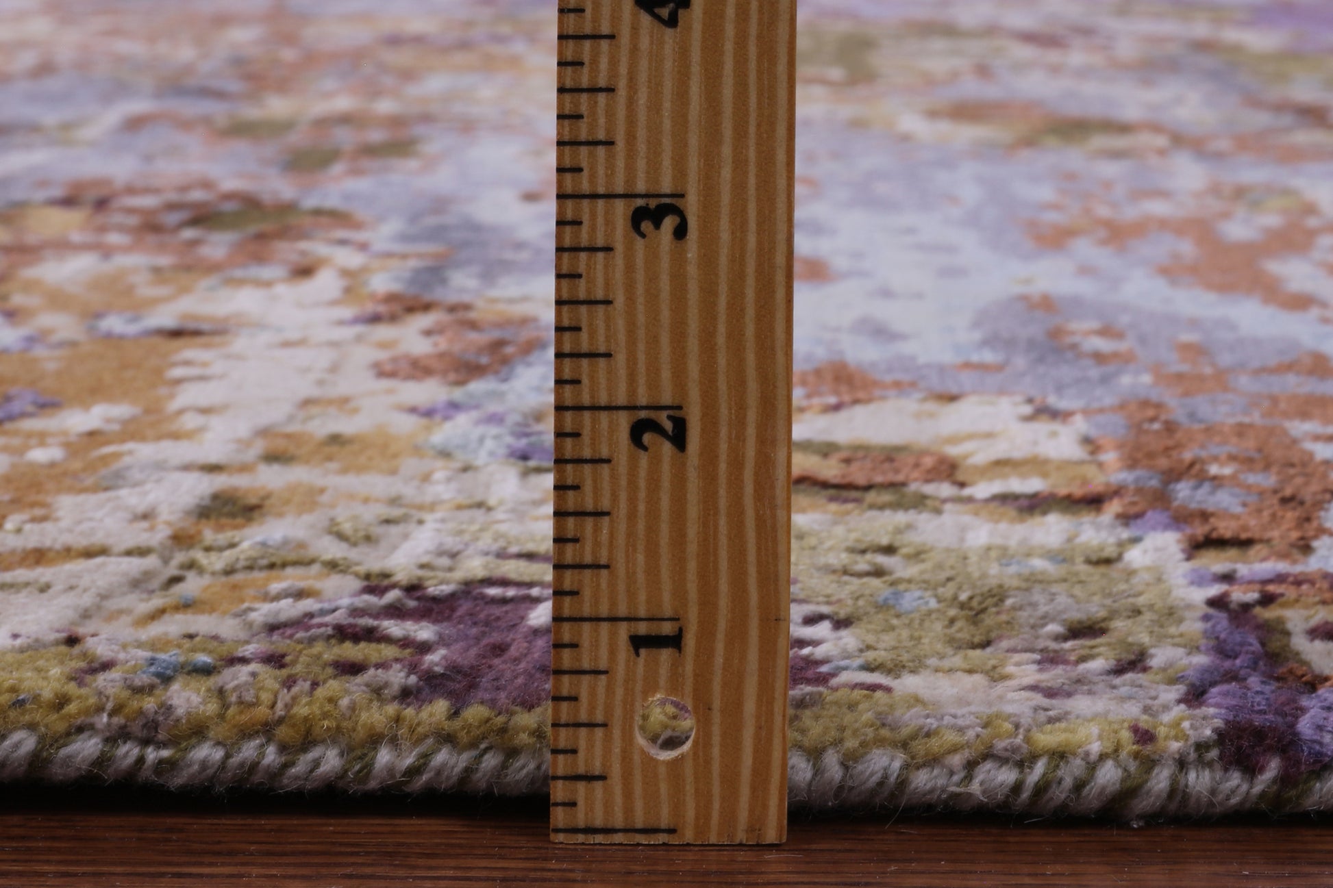 Contemporary Hand Knotted Wool & Silk Rug - 8' 1" X 9' 11" - Golden Nile