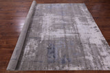 Contemporary Hand Knotted Wool & Silk Rug - 8' 0" X 10' 2" - Golden Nile