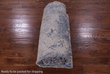 Abstract Contemporary Hand Knotted Wool & Silk Rug - 9' 11" X 14' 2" - Golden Nile