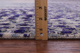 Abstract Contemporary Hand Knotted Wool & Silk Rug - 9' 11" X 14' 2" - Golden Nile