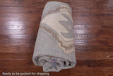 Grey Tribal Moroccan Hand Knotted Wool Rug - 10' 2" X 14' 1" - Golden Nile