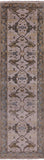 Ivory Turkish Oushak Hand Knotted Wool Runner Rug - 2' 8" X 9' 11" - Golden Nile