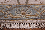 Ivory Turkish Oushak Hand Knotted Wool Runner Rug - 2' 8" X 9' 11" - Golden Nile