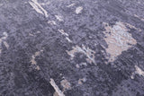 Woman Under The Rain Contemporary Hand Knotted Wool & Silk Rug - 8' 11" X 12' 1" - Golden Nile