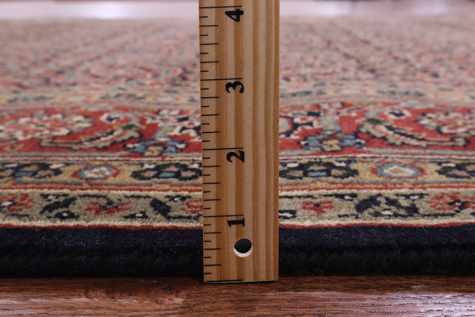 Blue Persian Hill Herati Handmade Wool Rug - 6' 0" X 12' 2" - Golden Nile