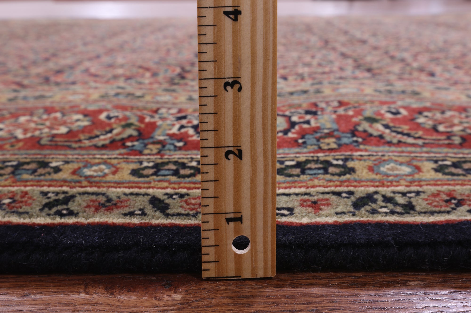 Blue Persian Hill Herati Handmade Wool Rug - 6' 0" X 12' 2" - Golden Nile