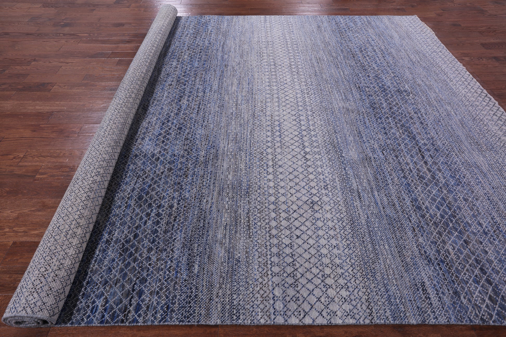 Savannah Grass Hand Knotted Wool Rug - 10' 1" X 14' 0" - Golden Nile