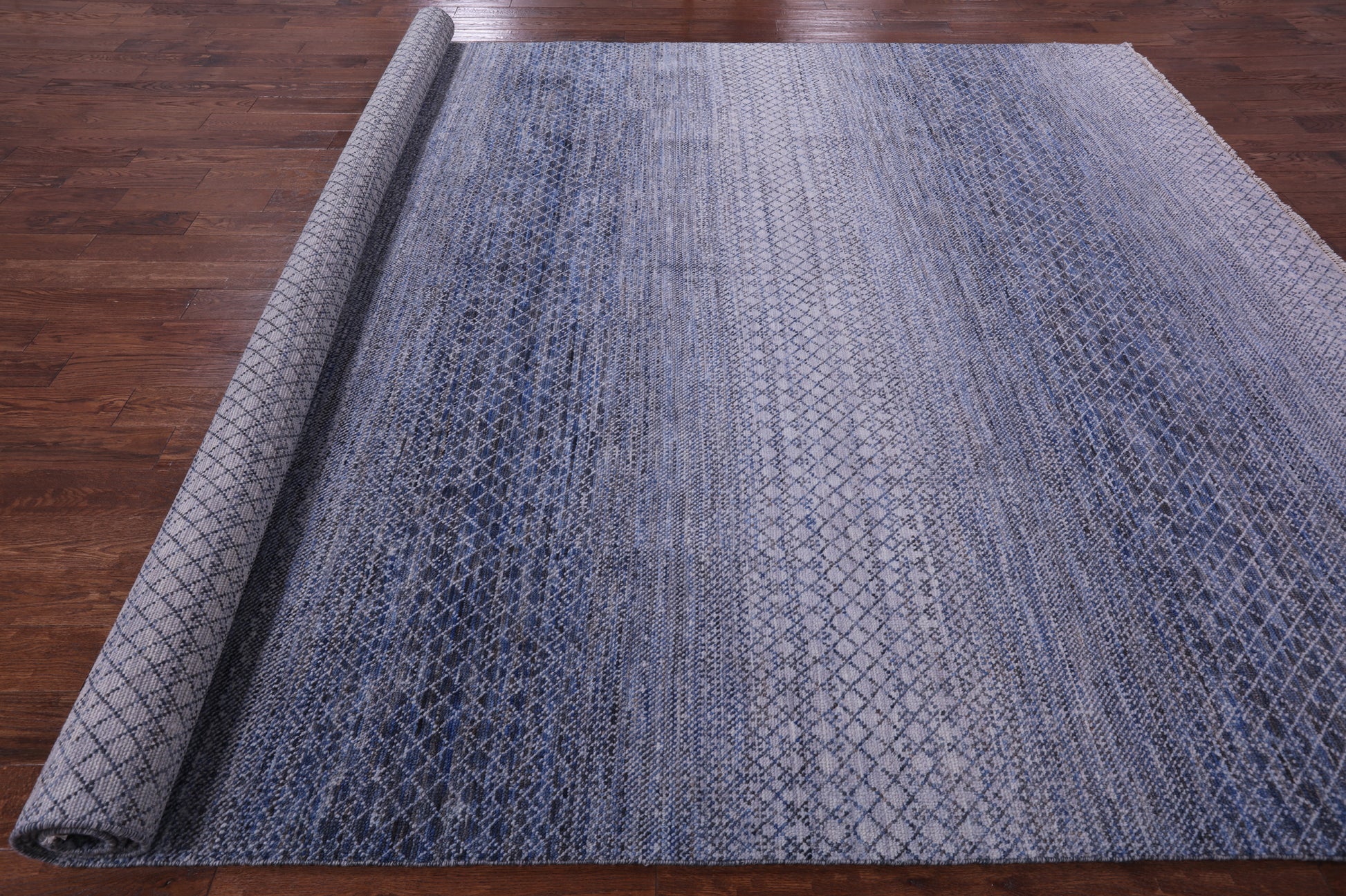 Savannah Grass Hand Knotted Wool Rug - 10' 1" X 14' 0" - Golden Nile