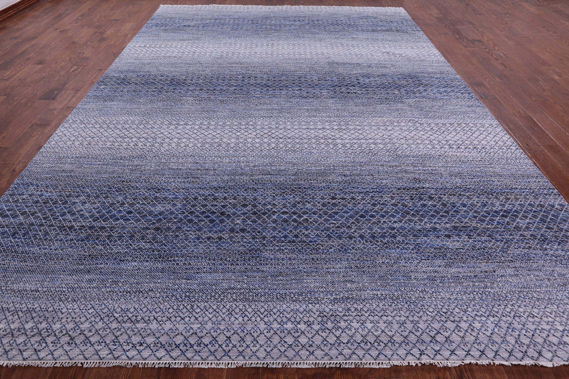 Savannah Grass Hand Knotted Wool Rug - 10' 1" X 14' 0" - Golden Nile