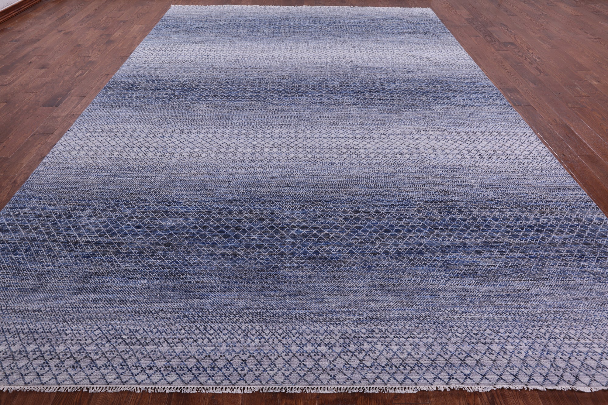 Savannah Grass Hand Knotted Wool Rug - 10' 1" X 14' 0" - Golden Nile