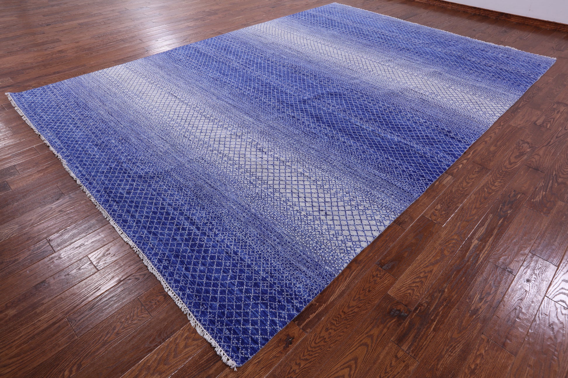 Savannah Grass Hand Knotted Wool Rug - 9' 9" X 14' 1" - Golden Nile