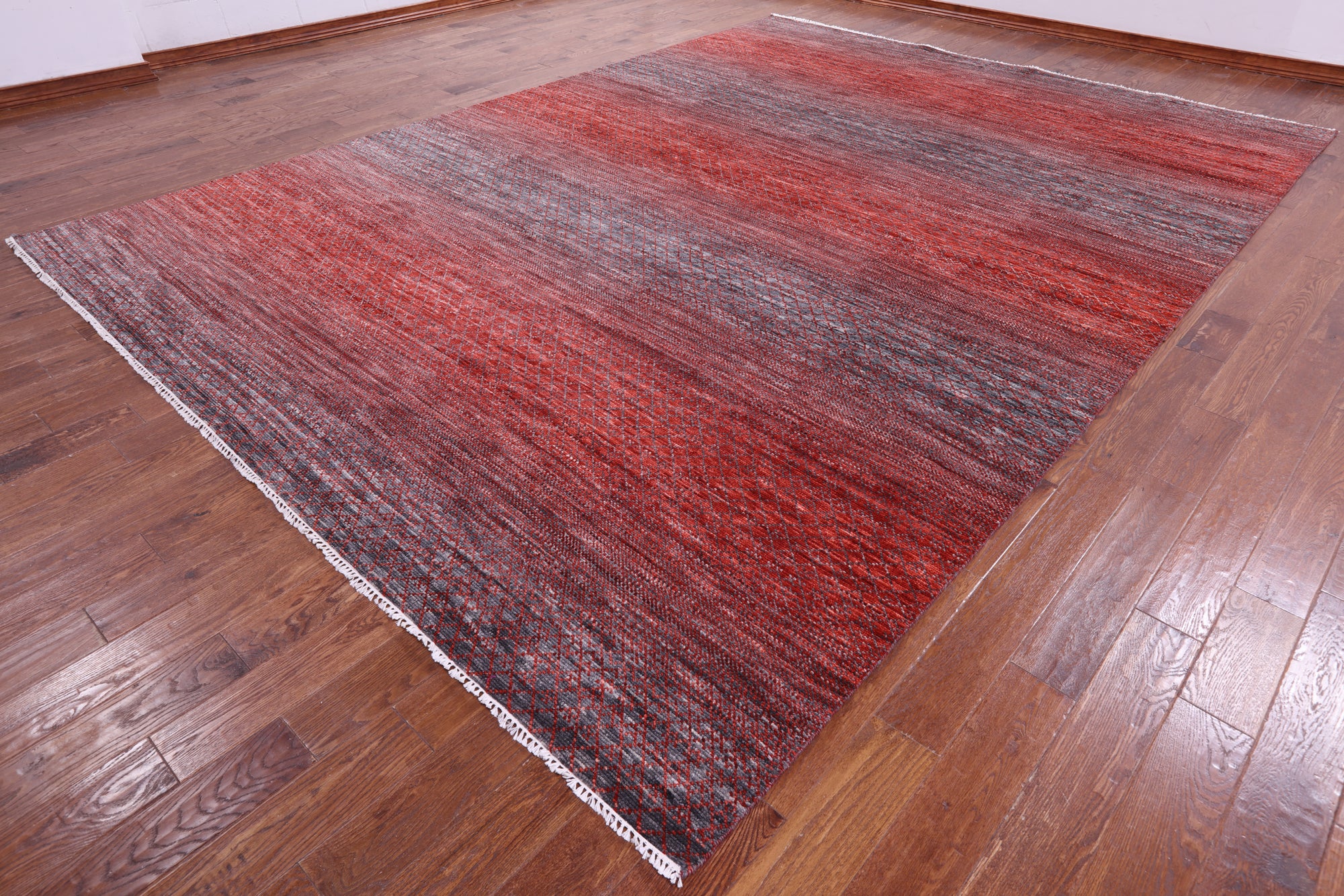 Savannah Grass Hand Knotted Wool Rug - 10' 1" X 14' 1" - Golden Nile
