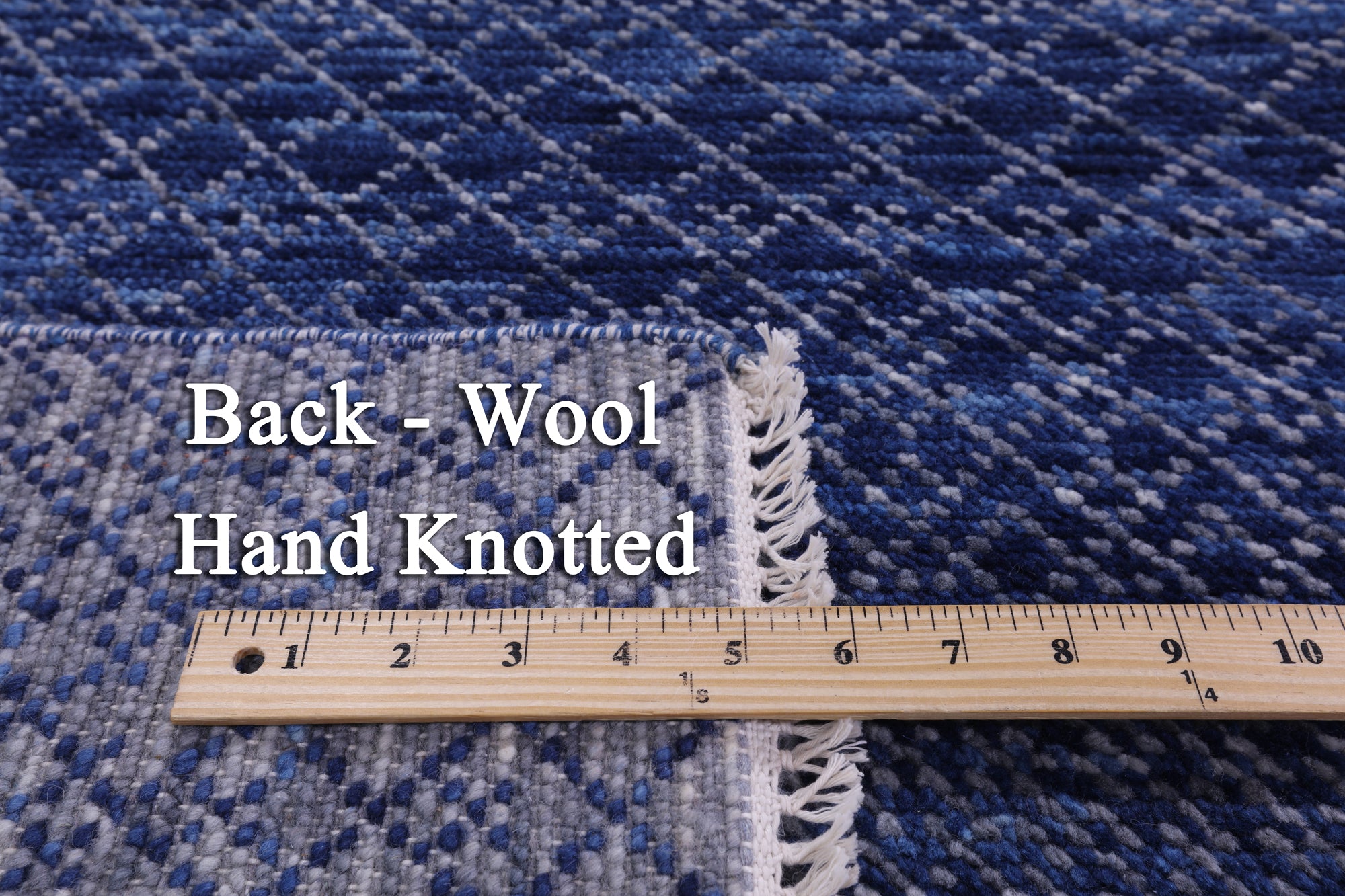 Savannah Grass Hand Knotted Wool Rug - 9' 10" X 13' 11" - Golden Nile