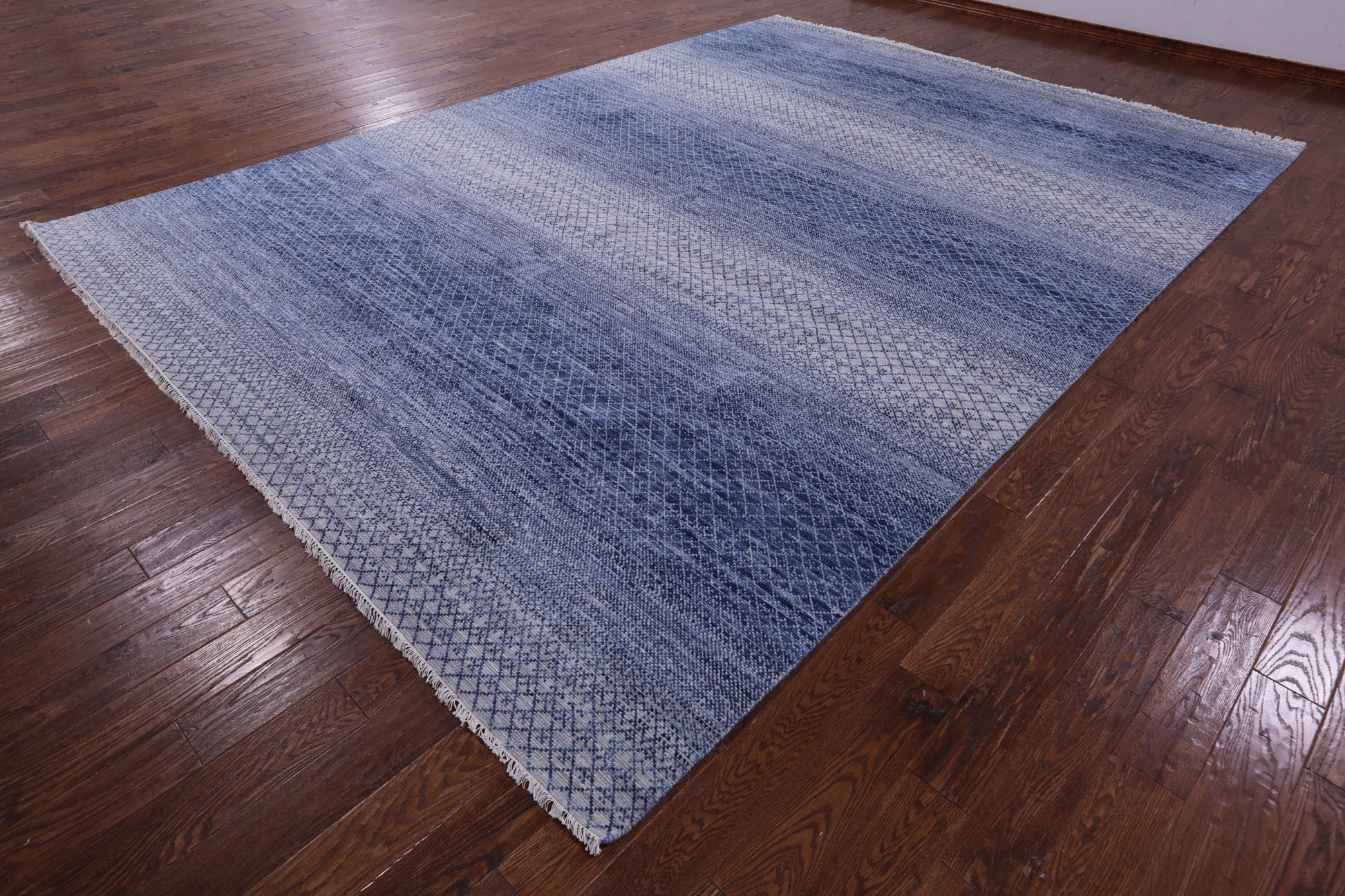Savannah Grass Hand Knotted Wool Rug - 10' 2" X 14' 2" - Golden Nile