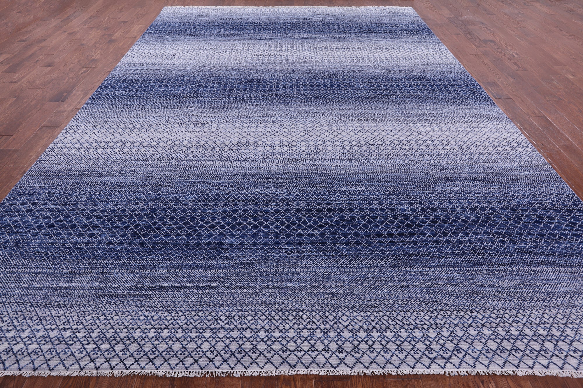 Savannah Grass Hand Knotted Wool Rug - 10' 2" X 14' 0" - Golden Nile