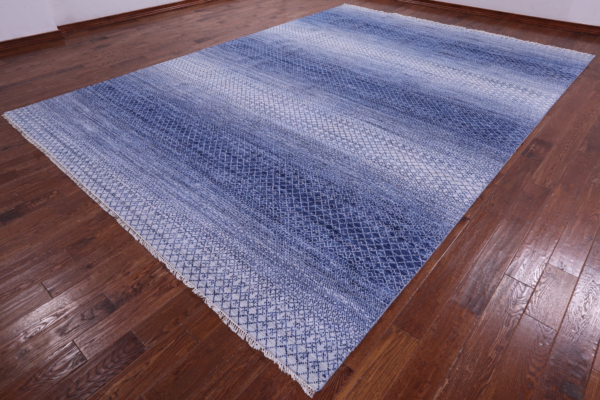 Savannah Grass Hand Knotted Wool Rug - 10' 1" X 14' 1" - Golden Nile