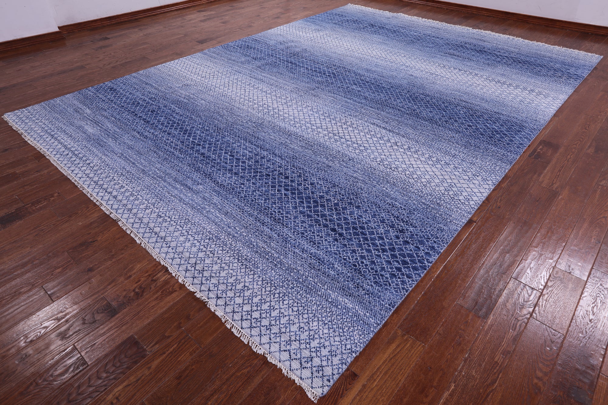 Savannah Grass Hand Knotted Wool Rug - 10' 1" X 14' 1" - Golden Nile