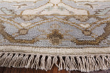 Turkish Oushak Hand Knotted Wool Runner Rug - 2' 7" X 11' 10" - Golden Nile