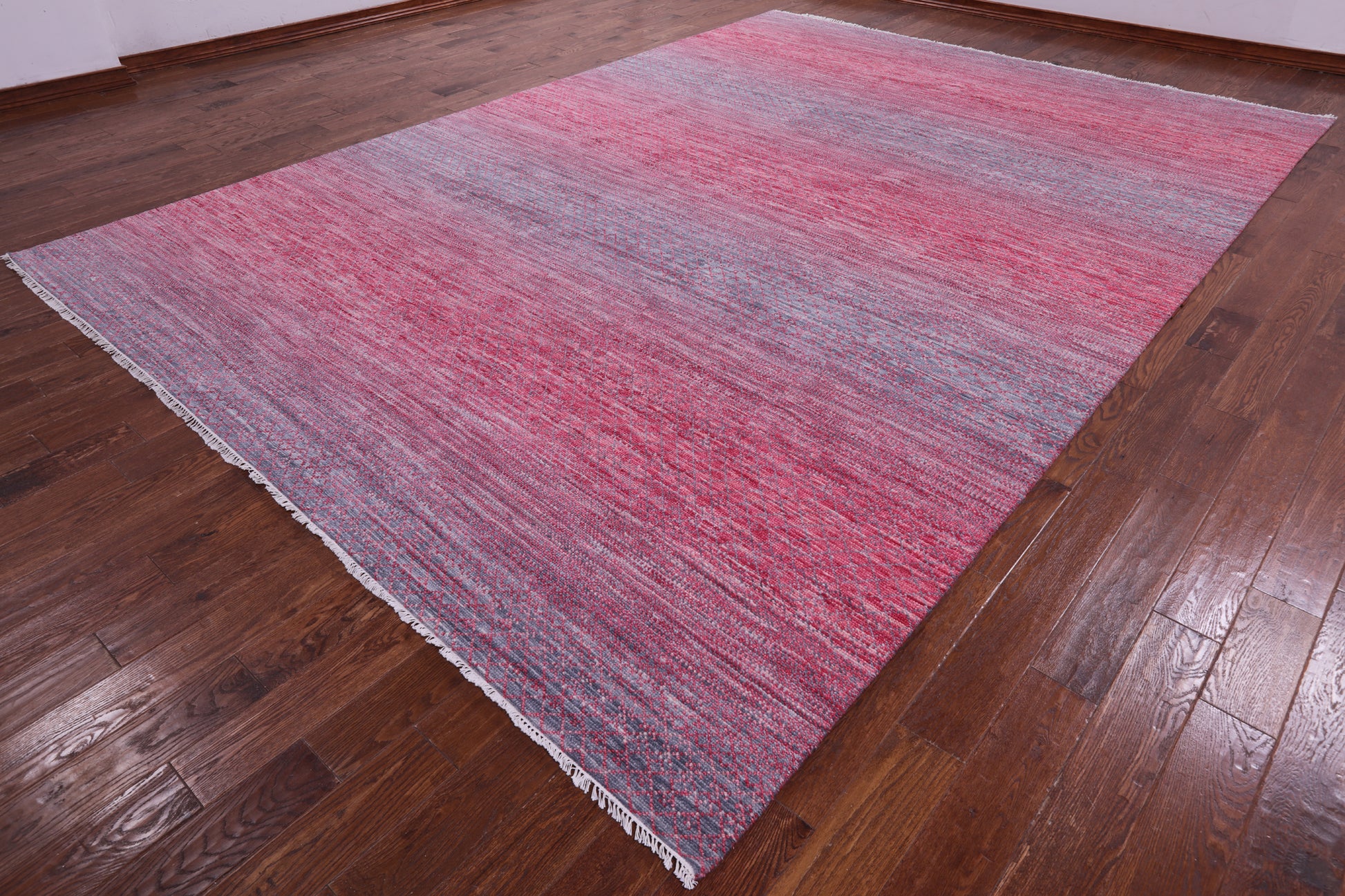 Savannah Grass Hand Knotted Wool Rug - 9' 10" X 14' 0" - Golden Nile