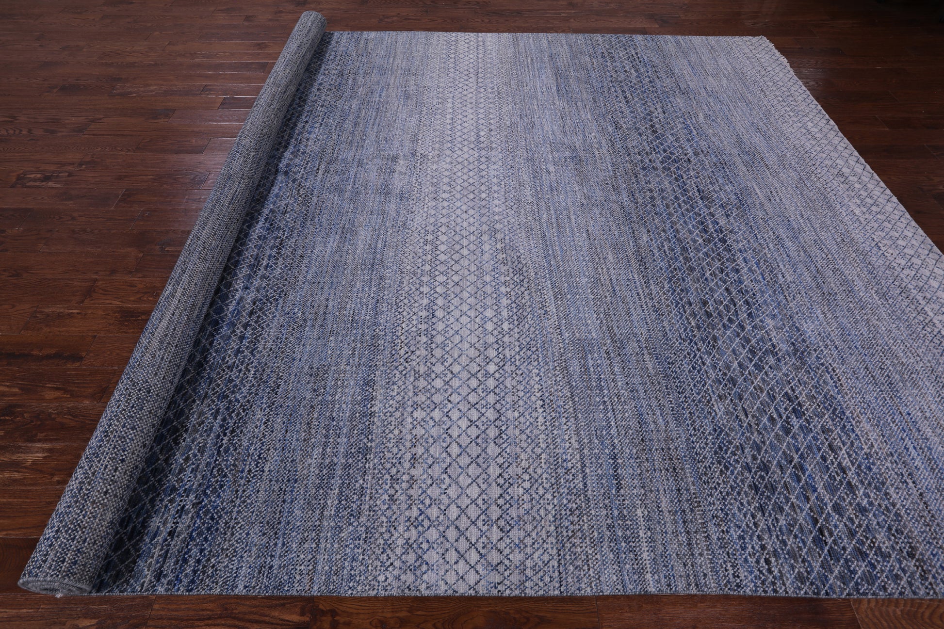 Savannah Grass Hand Knotted Wool Rug - 10' 1" X 14' 0" - Golden Nile