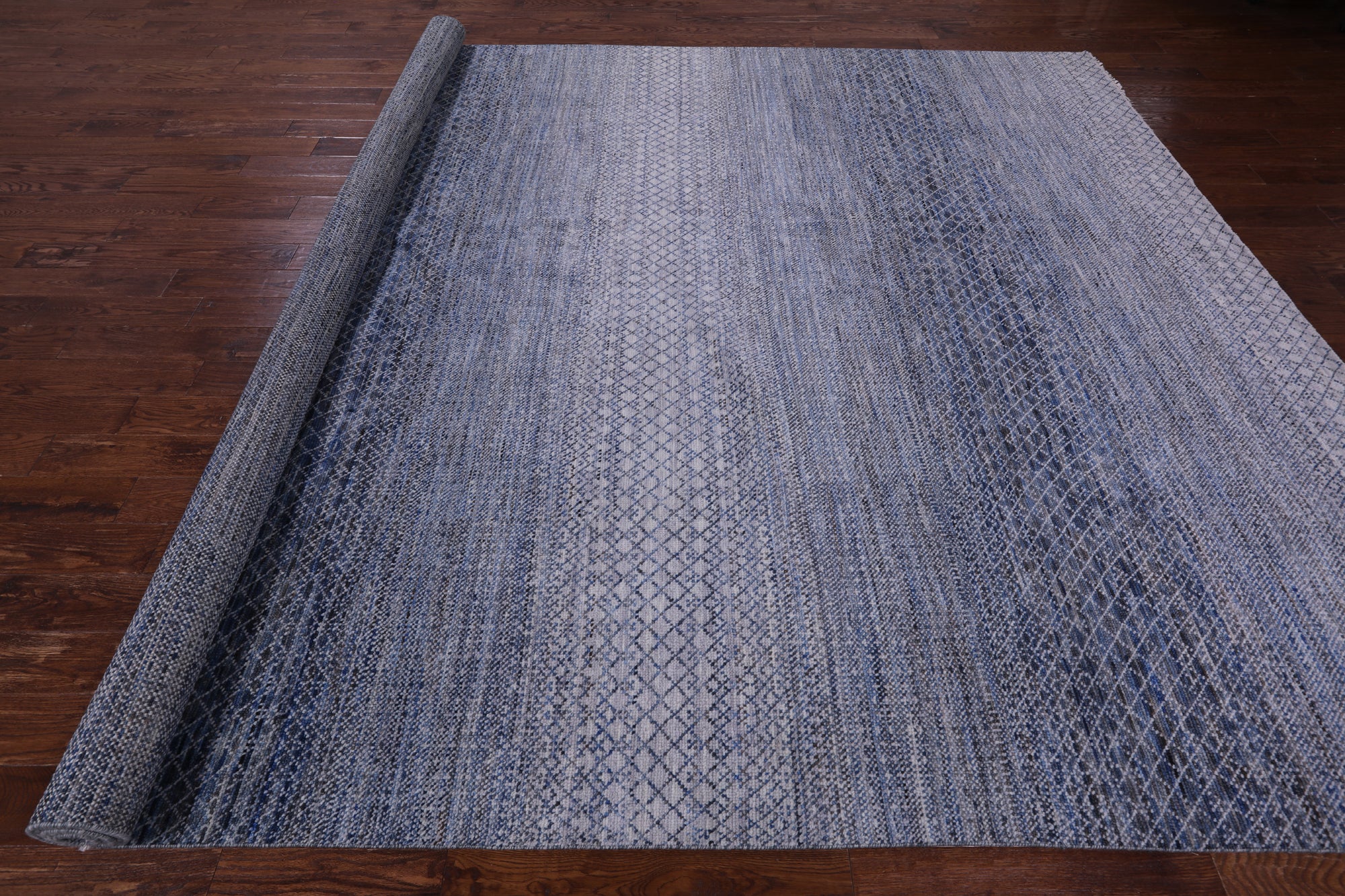 Savannah Grass Hand Knotted Wool Rug - 10' 1" X 14' 0" - Golden Nile