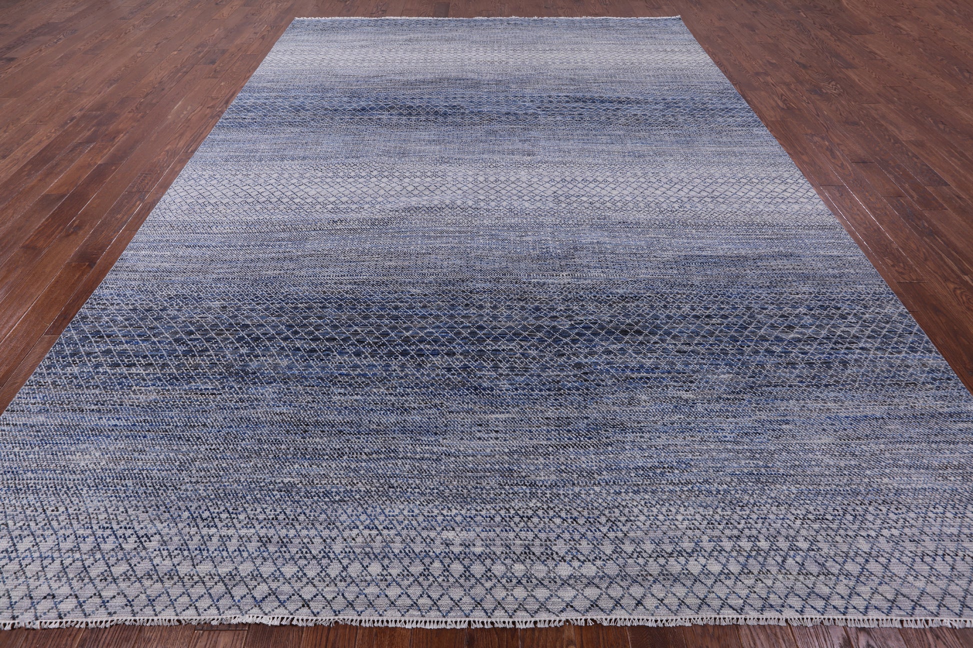 Savannah Grass Hand Knotted Wool Rug - 10' 1" X 14' 0" - Golden Nile