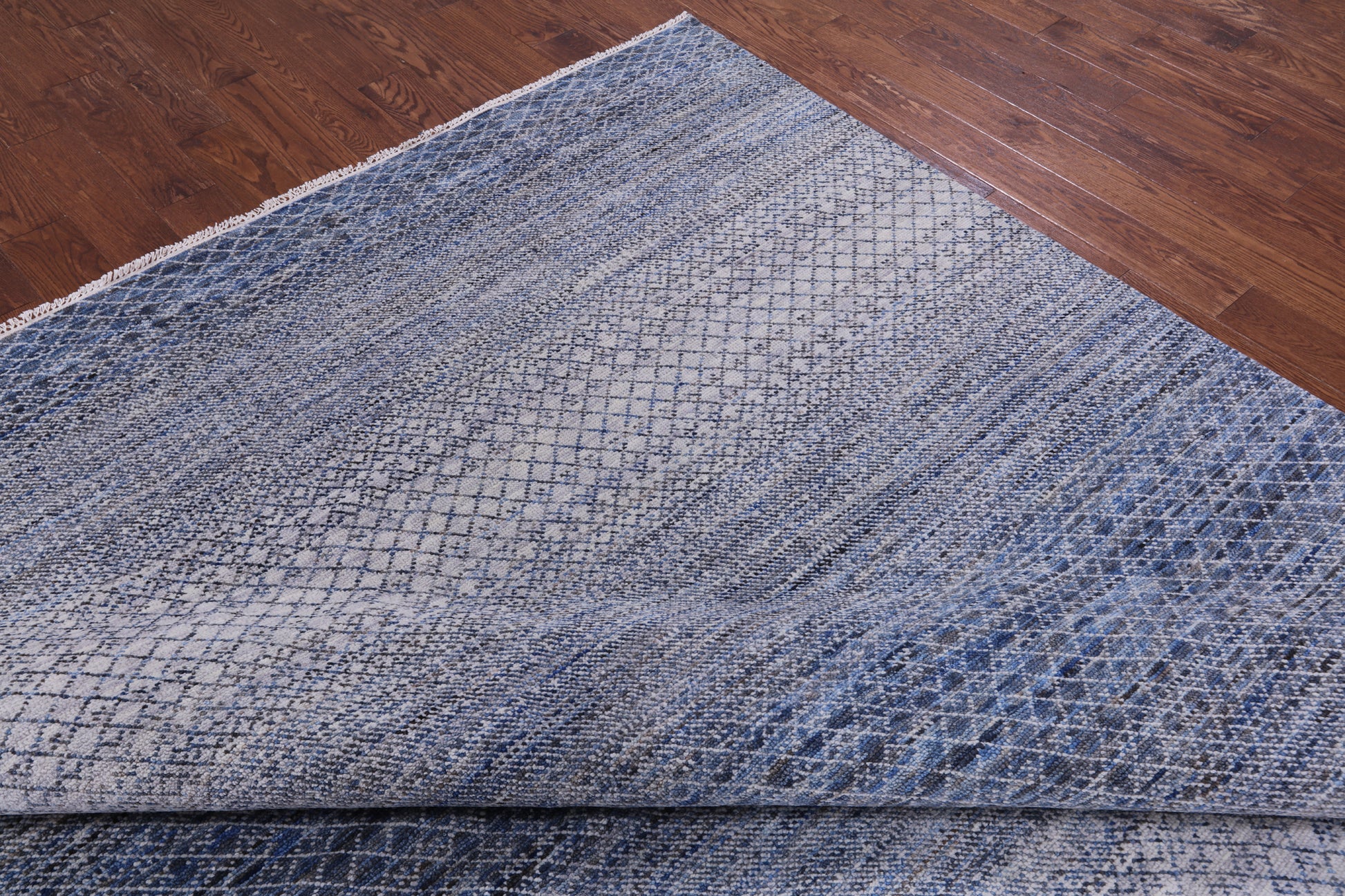 Savannah Grass Hand Knotted Wool Rug - 10' 1" X 14' 0" - Golden Nile