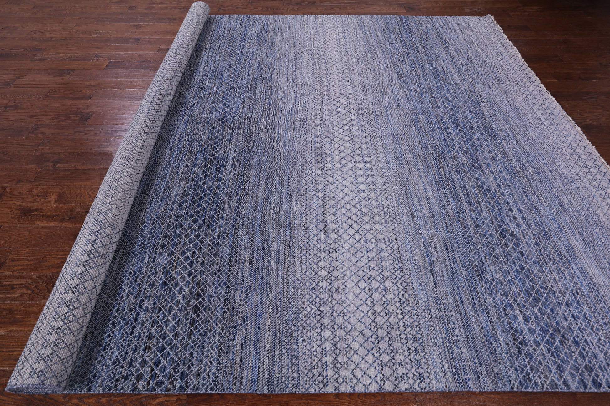Savannah Grass Hand Knotted Wool Rug - 10' 0" X 14' 0" - Golden Nile
