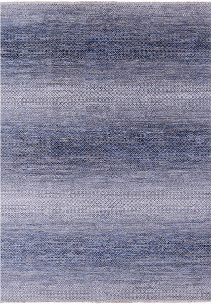 Savannah Grass Hand Knotted Wool Rug - 10' 0" X 14' 0" - Golden Nile