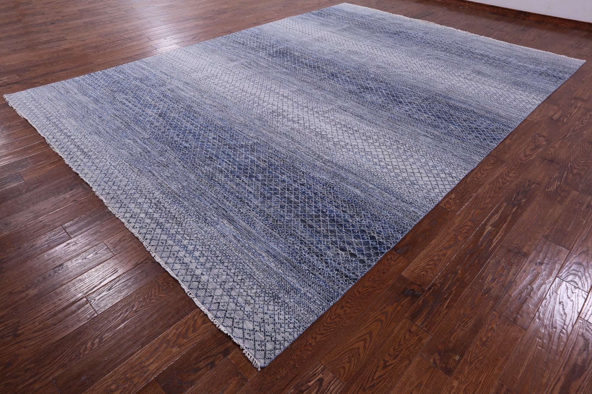 Savannah Grass Hand Knotted Wool Rug - 10' 0" X 14' 0" - Golden Nile