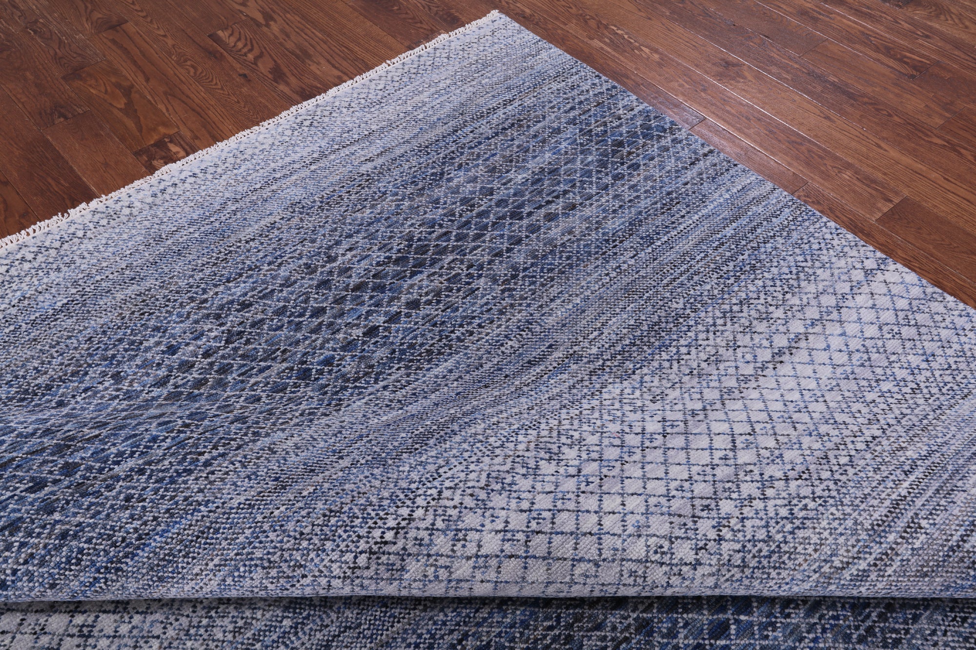 Savannah Grass Hand Knotted Wool Rug - 10' 0" X 14' 0" - Golden Nile