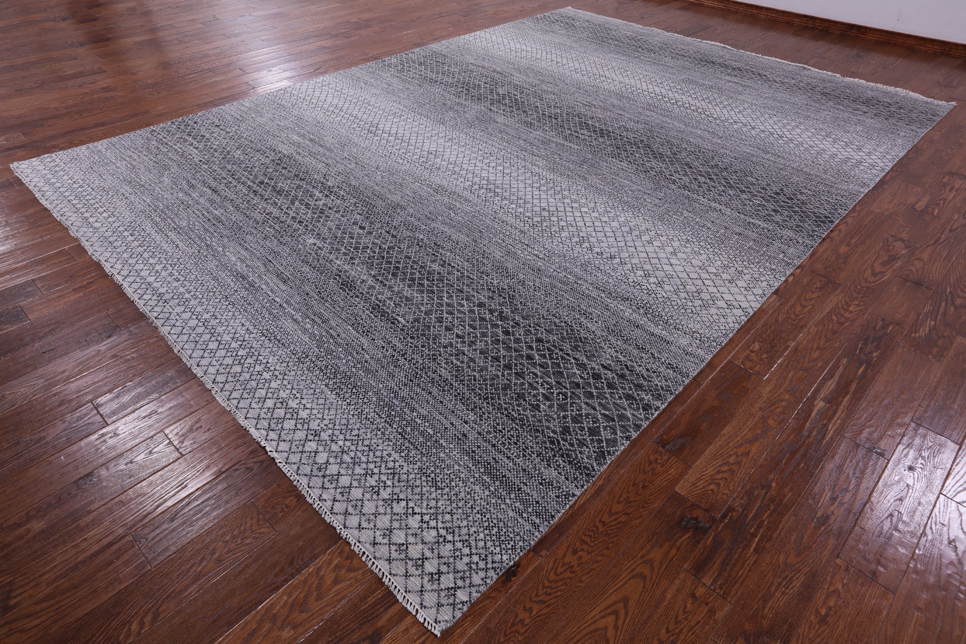 Savannah Grass Hand Knotted Wool Rug - 9' 11" X 14' 1" - Golden Nile