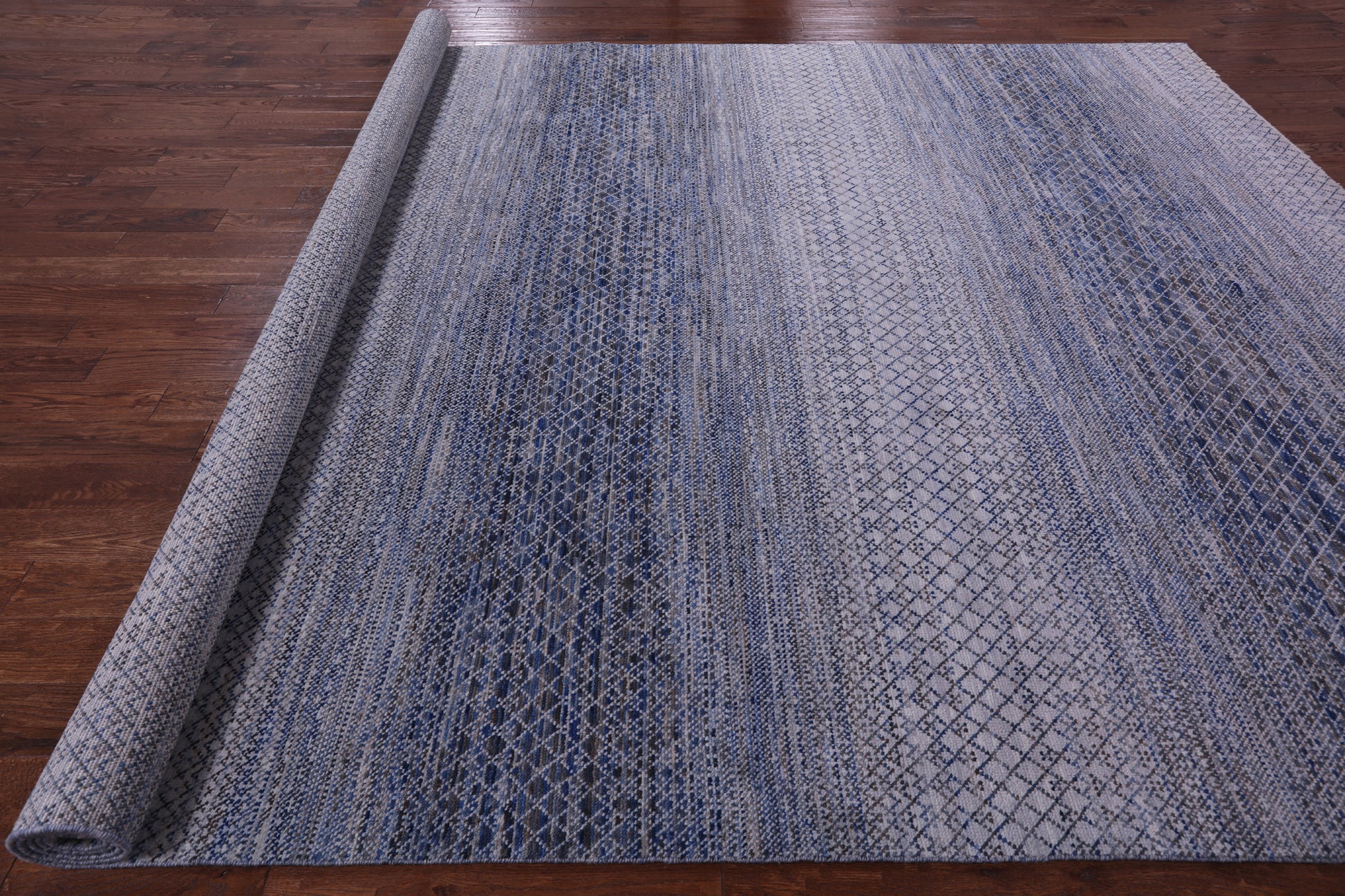 Savannah Grass Hand Knotted Wool Rug - 10' 0" X 14' 0" - Golden Nile