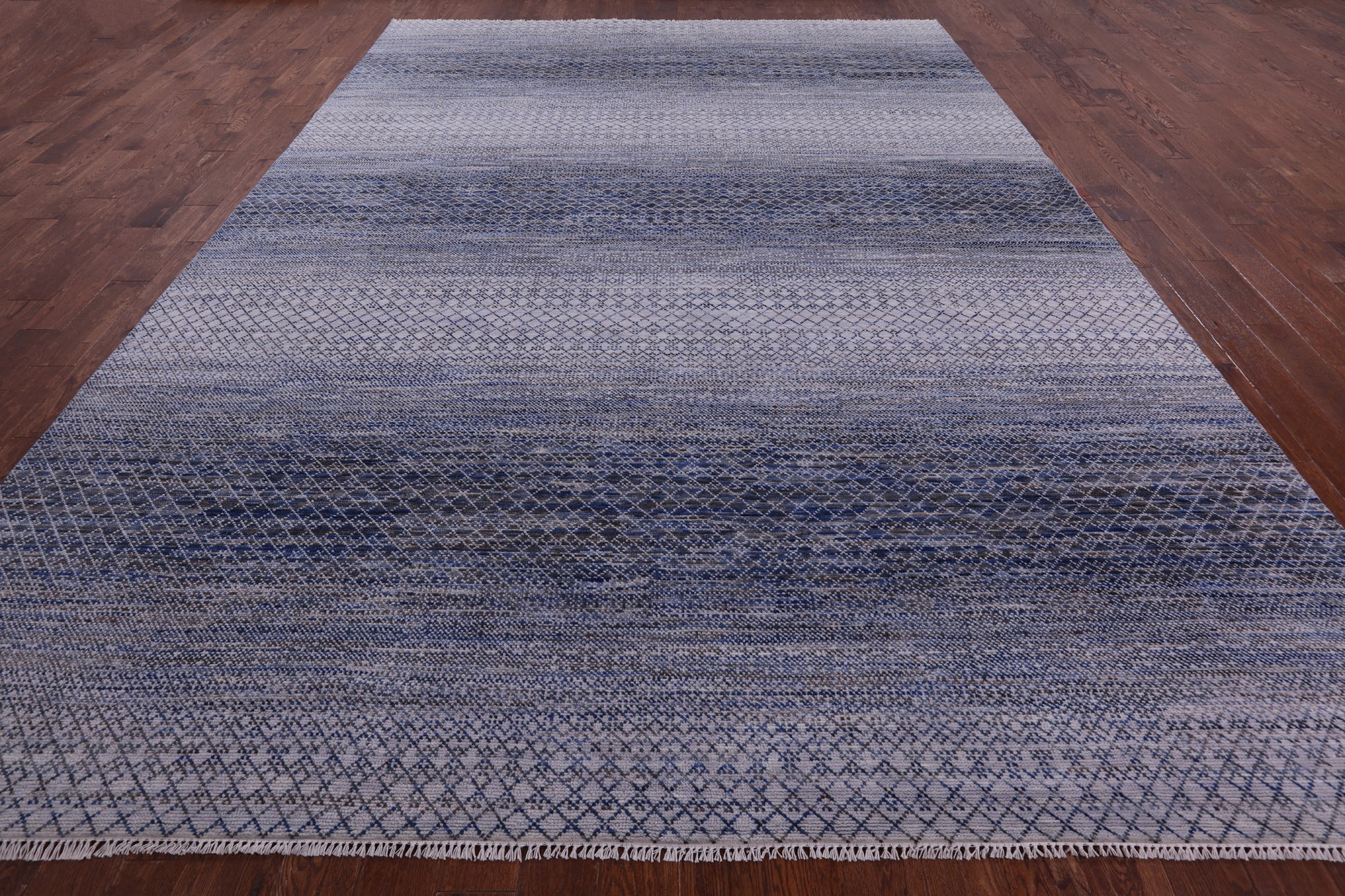 Savannah Grass Hand Knotted Wool Rug - 10' 0" X 14' 0" - Golden Nile