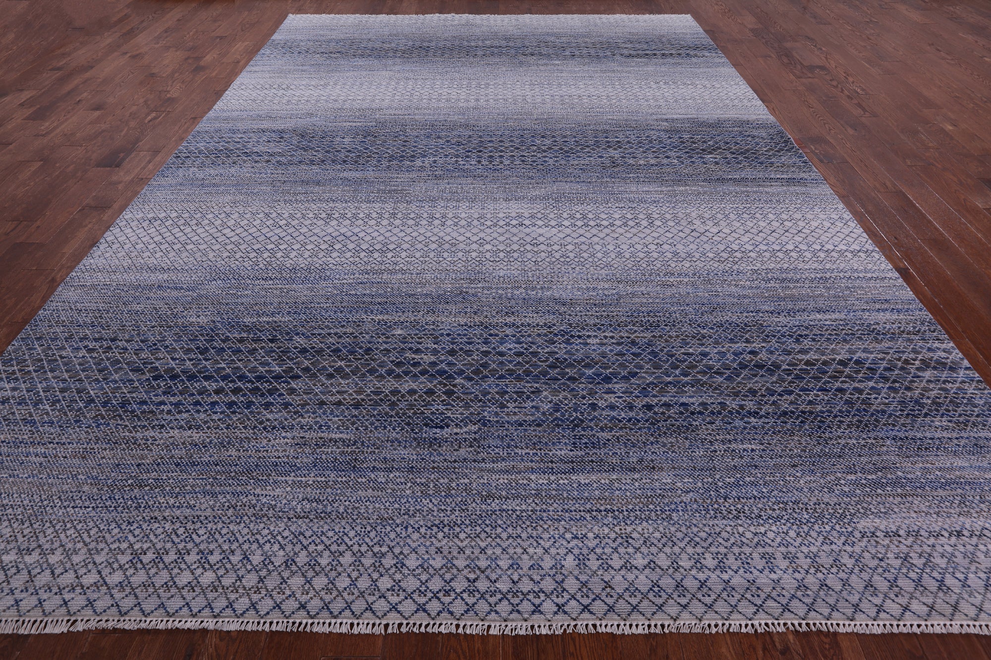 Savannah Grass Hand Knotted Wool Rug - 10' 0" X 14' 0" - Golden Nile